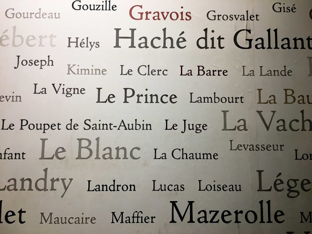 Dictionnaire des patronymes – Déploiements canadiens-français en